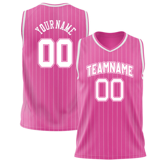 Whitecourt Pinstripe Basketball Jersey