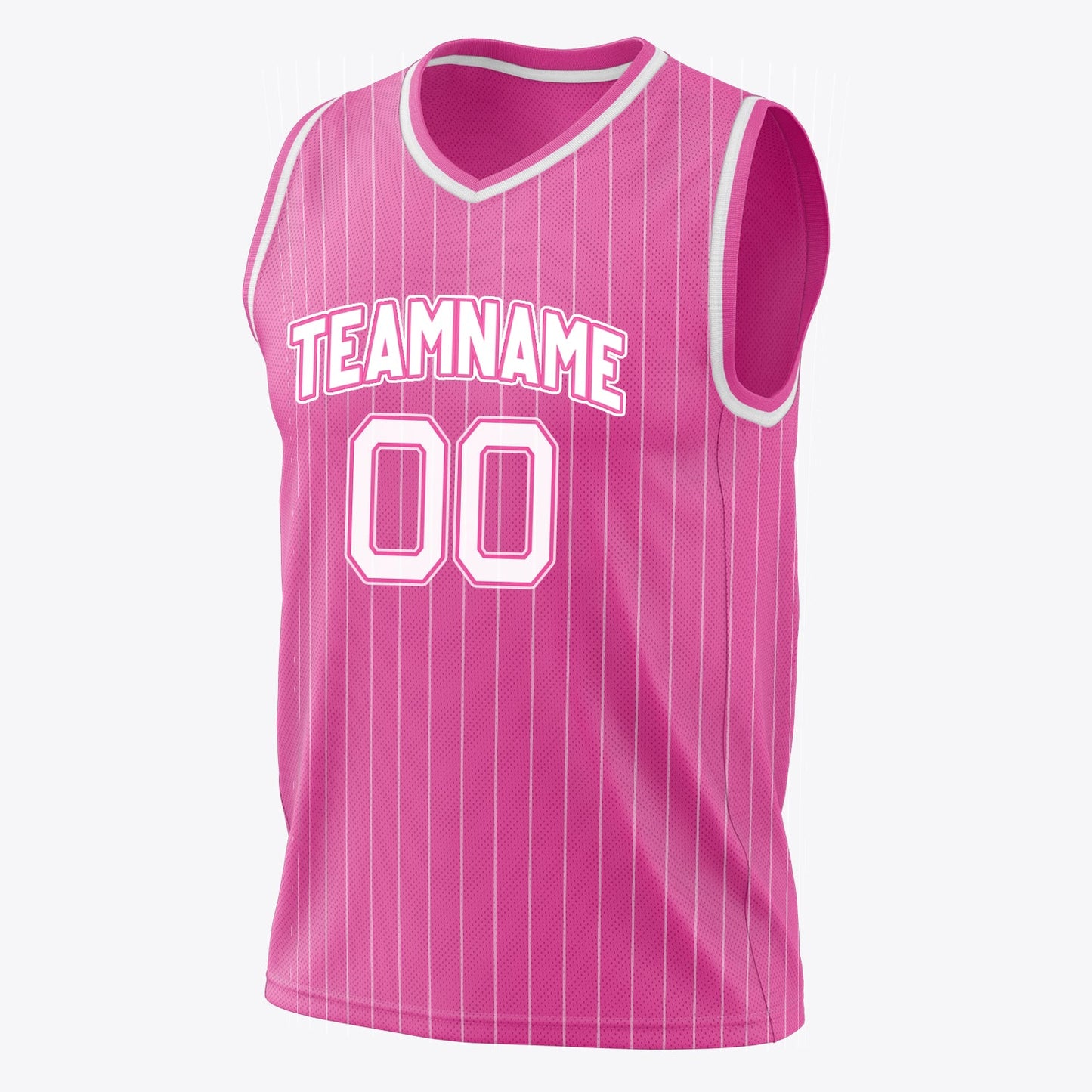 Whitecourt Pinstripe Basketball Jersey