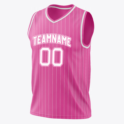 Whitecourt Pinstripe Basketball Jersey