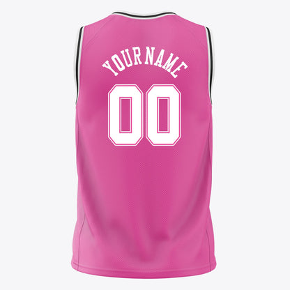 Classic Pink Basketball Jersey