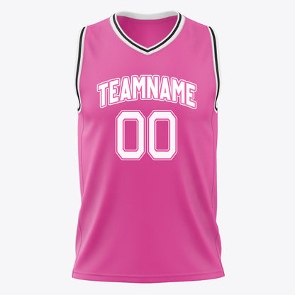 Classic Pink Basketball Jersey
