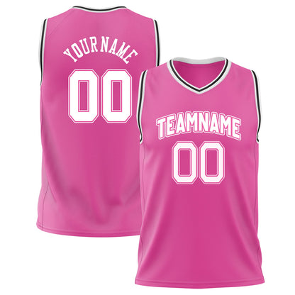 Classic Pink Basketball Jersey