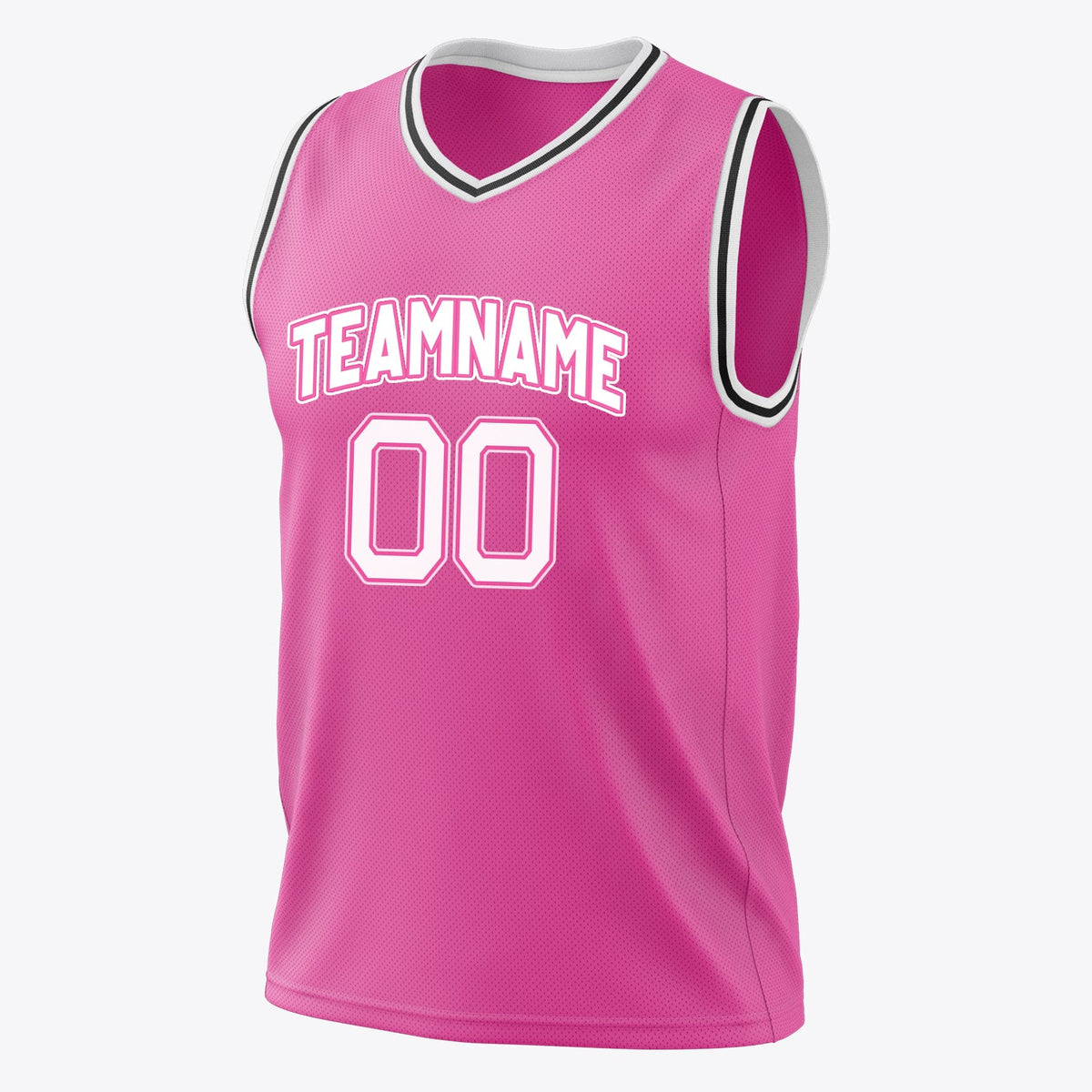 Classic Pink Basketball Jersey