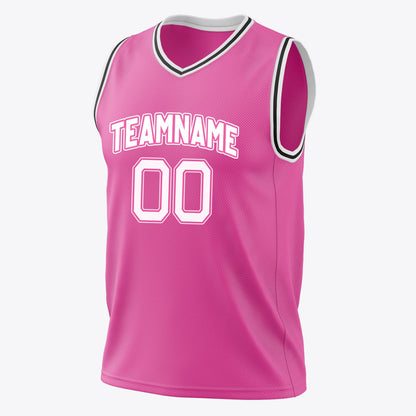 Classic Pink Basketball Jersey
