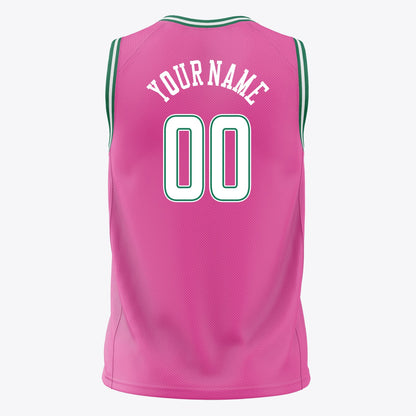 Courtline Pink Basketball Jersey