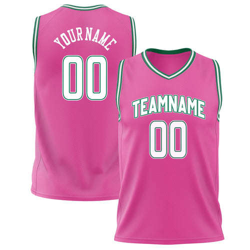 Courtline Pink Basketball Jersey
