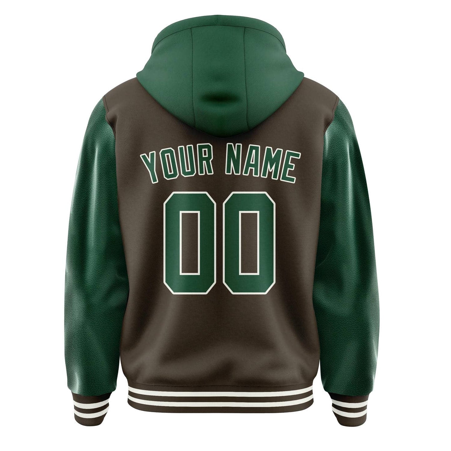 Brown & Green Stadium Jacket