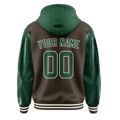 Brown & Green Stadium Jacket