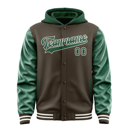 Brown & Green Stadium Jacket