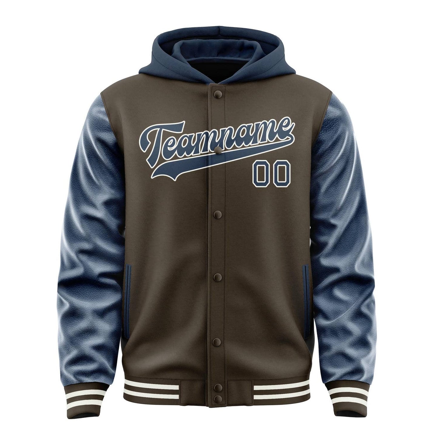 Brown & Blue League Jacket
