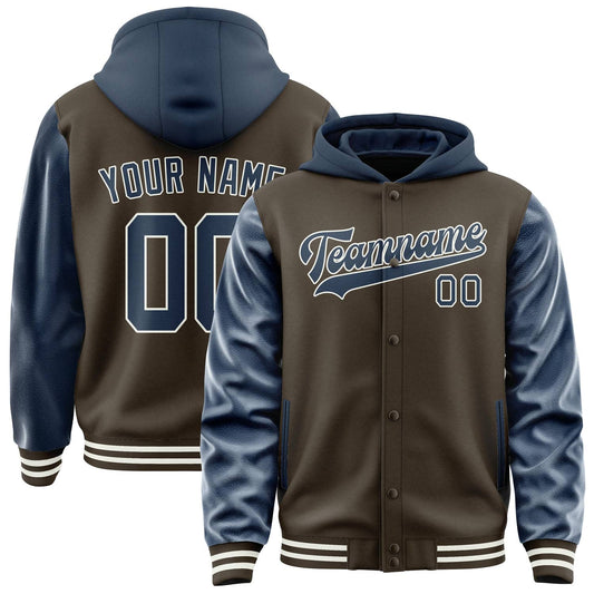 Brown & Blue League Jacket