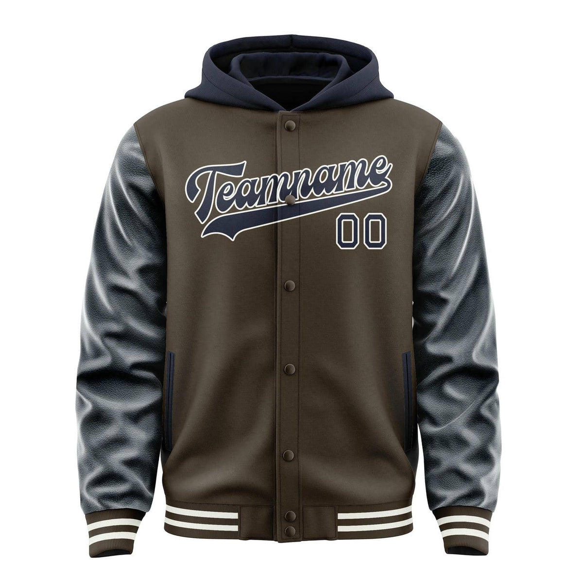 Brown & Navy Bench Jacket