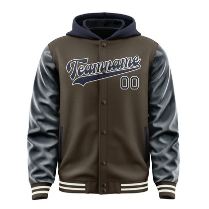 Brown & Navy Bench Jacket