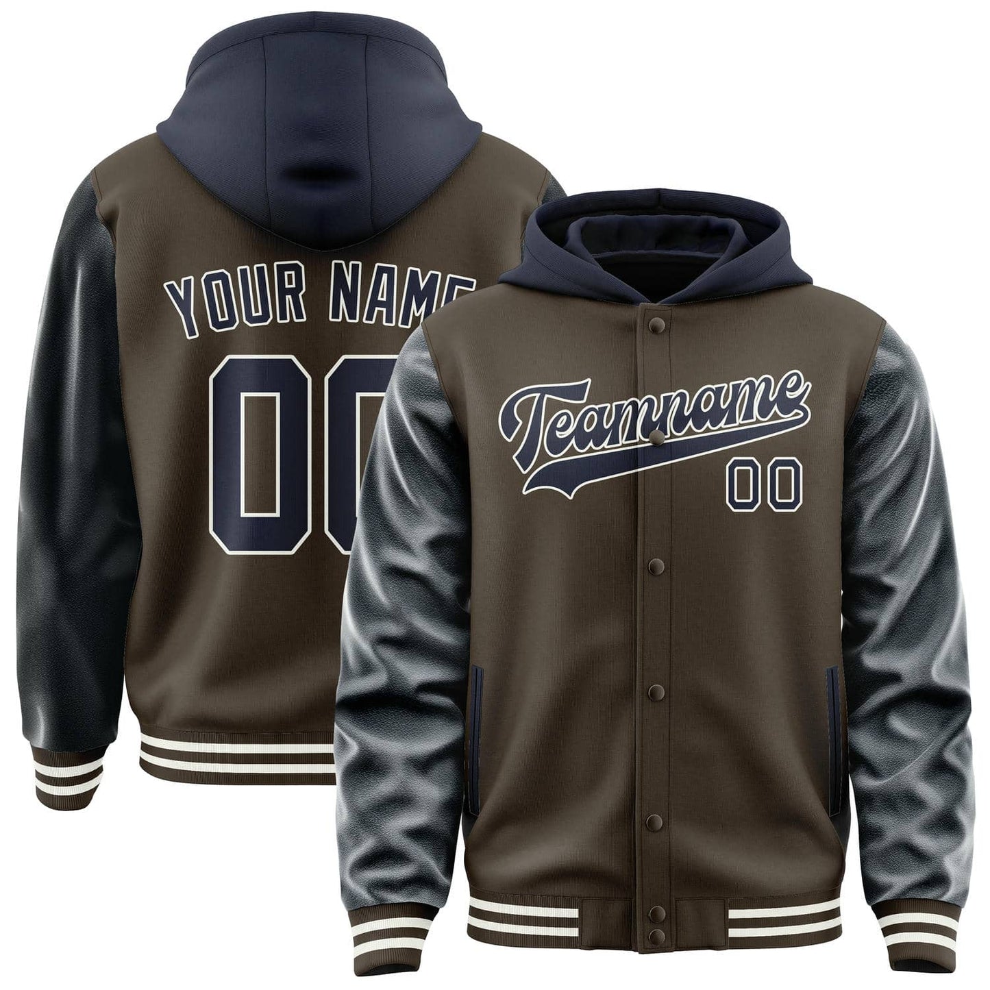 Brown & Navy Bench Jacket
