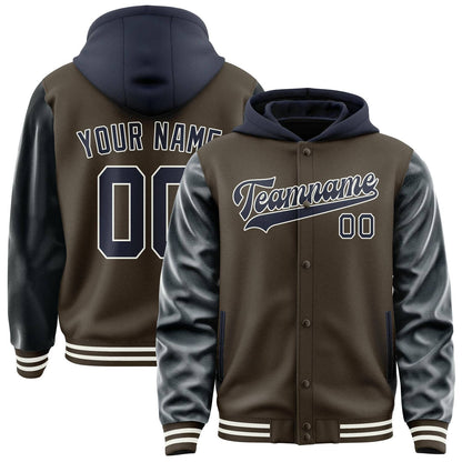 Brown & Navy Bench Jacket