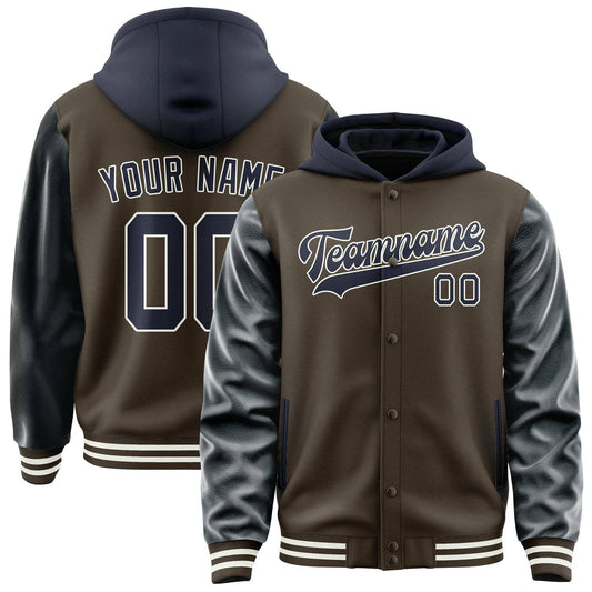 Brown & Navy Bench Jacket