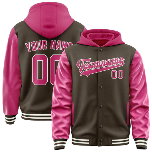 Brown & Pink Avenue Jacket