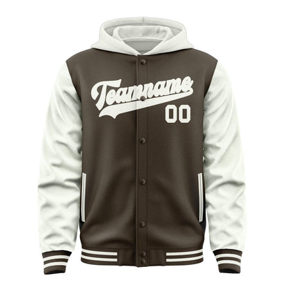 Brown & White Classic Jacket