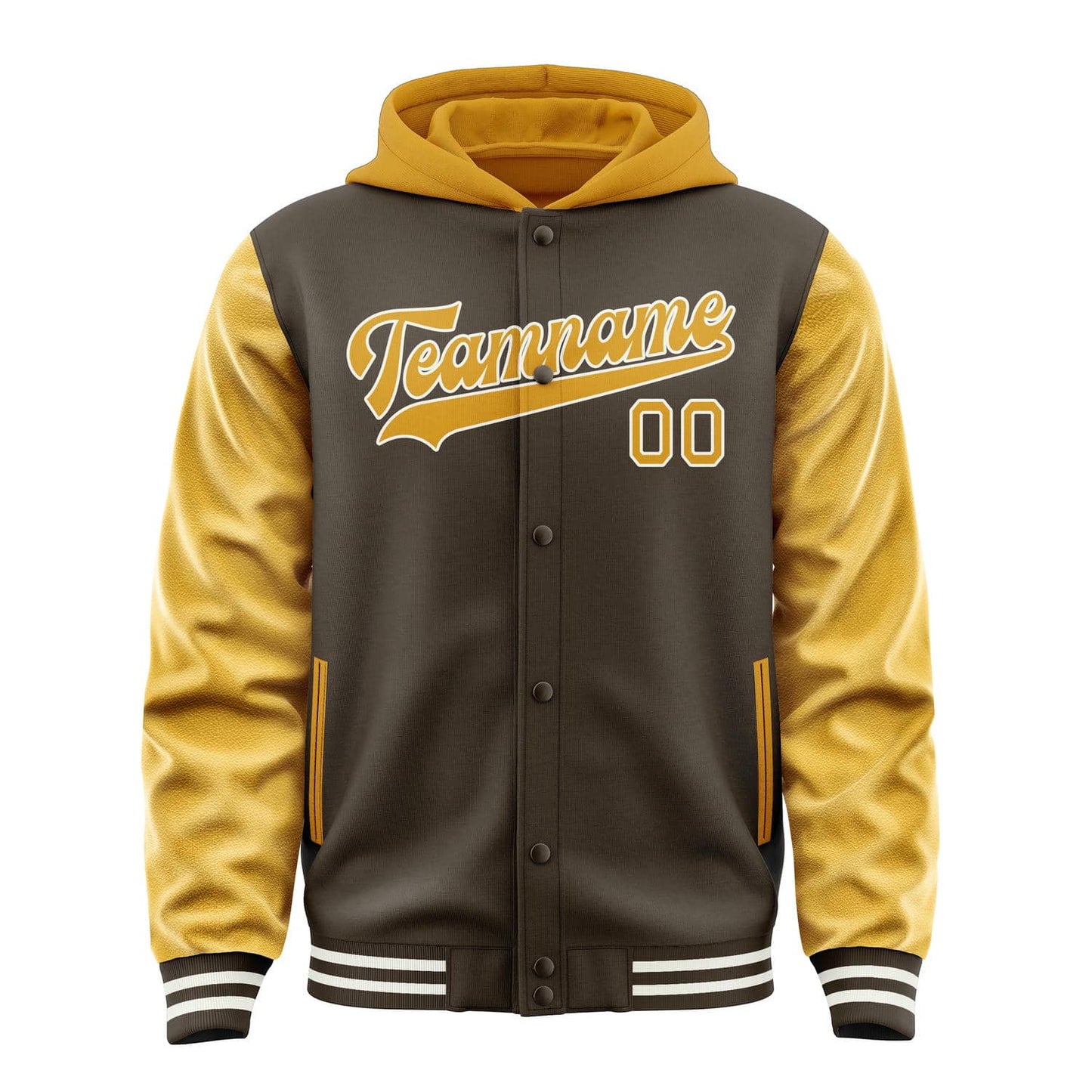Brown & Yellow Court Jacket