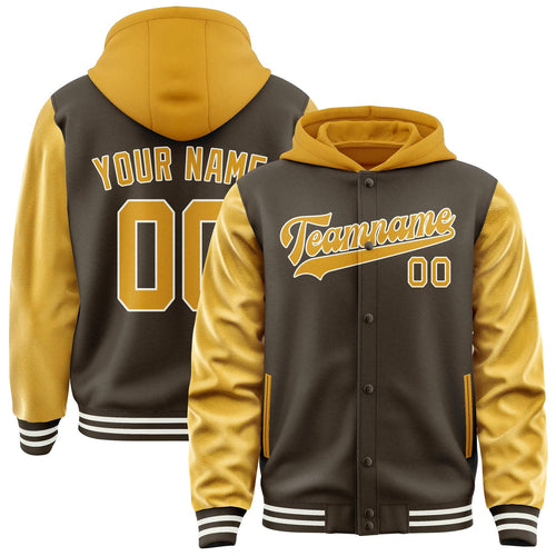 Brown & Yellow Court Jacket
