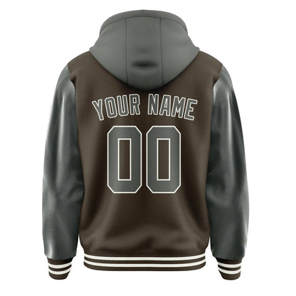 Brown & Dark Grey North Jacket