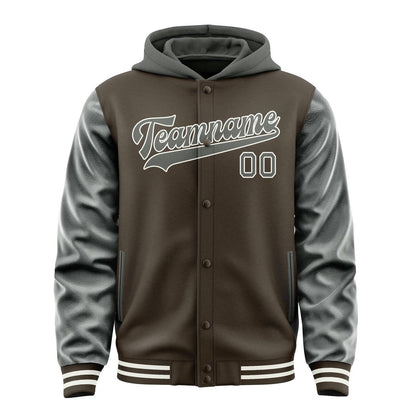 Brown & Dark Grey North Jacket