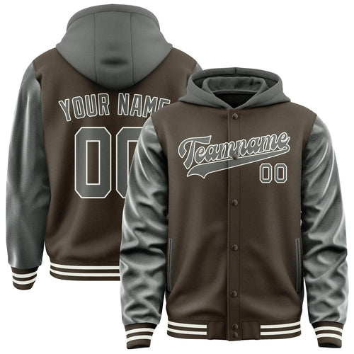Brown & Dark Grey North Jacket