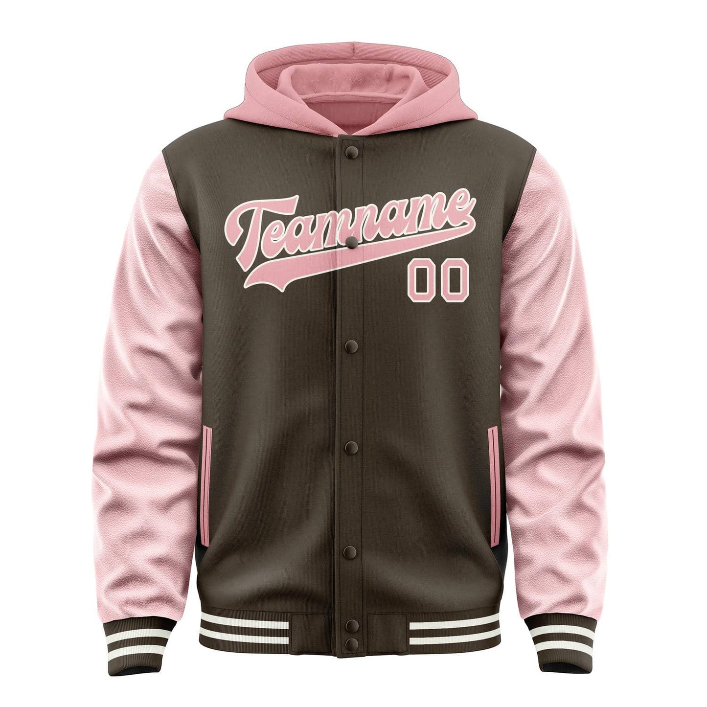 Brown & Light Pink West Jacket