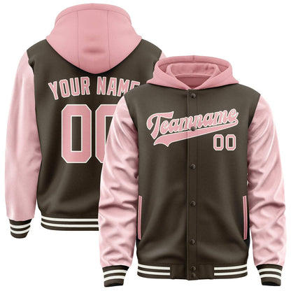 Brown & Light Pink West Jacket