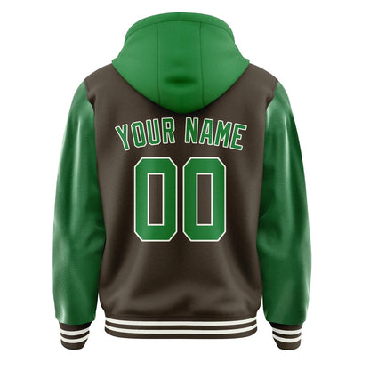 Brown & Emerald Green Summit Jacket