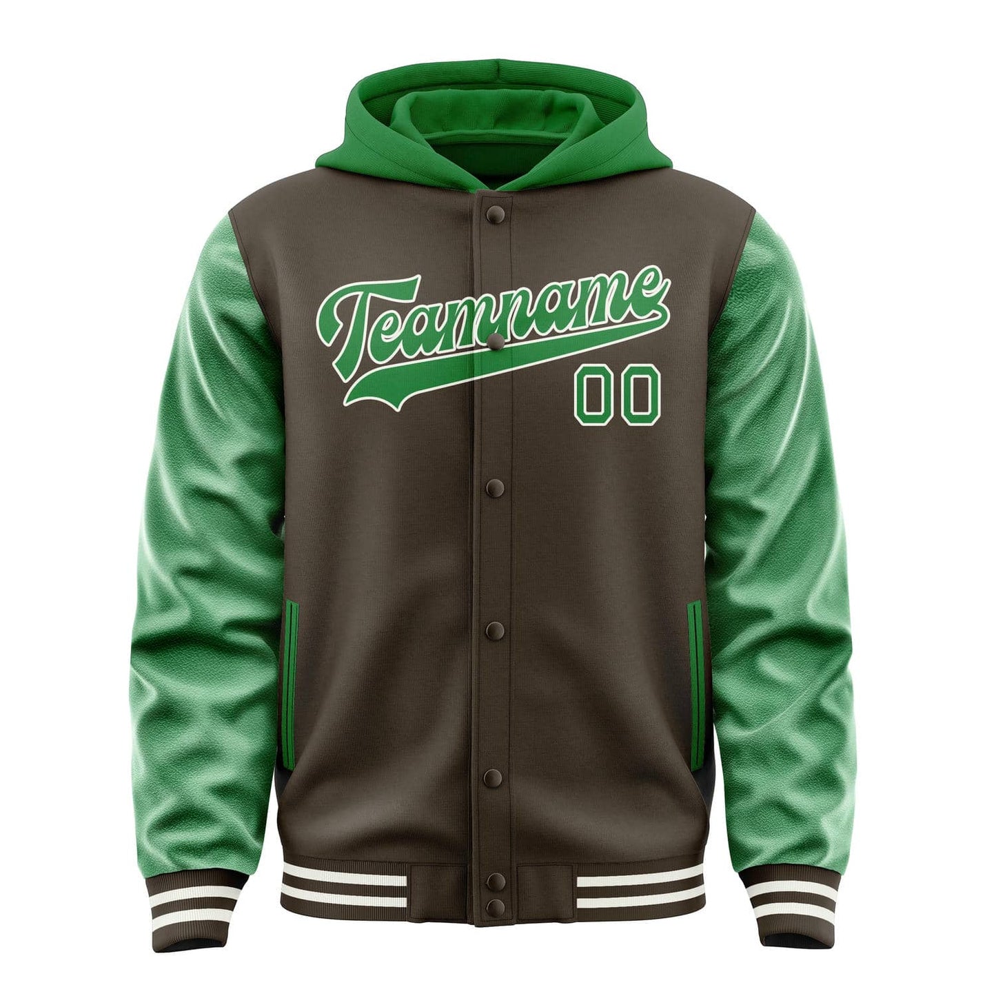 Brown & Emerald Green Summit Jacket