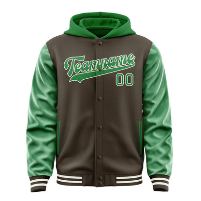 Brown & Emerald Green Summit Jacket
