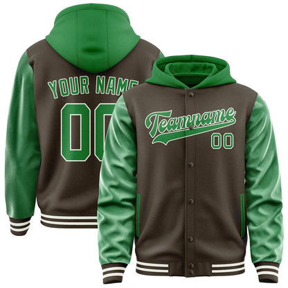 Brown & Emerald Green Summit Jacket
