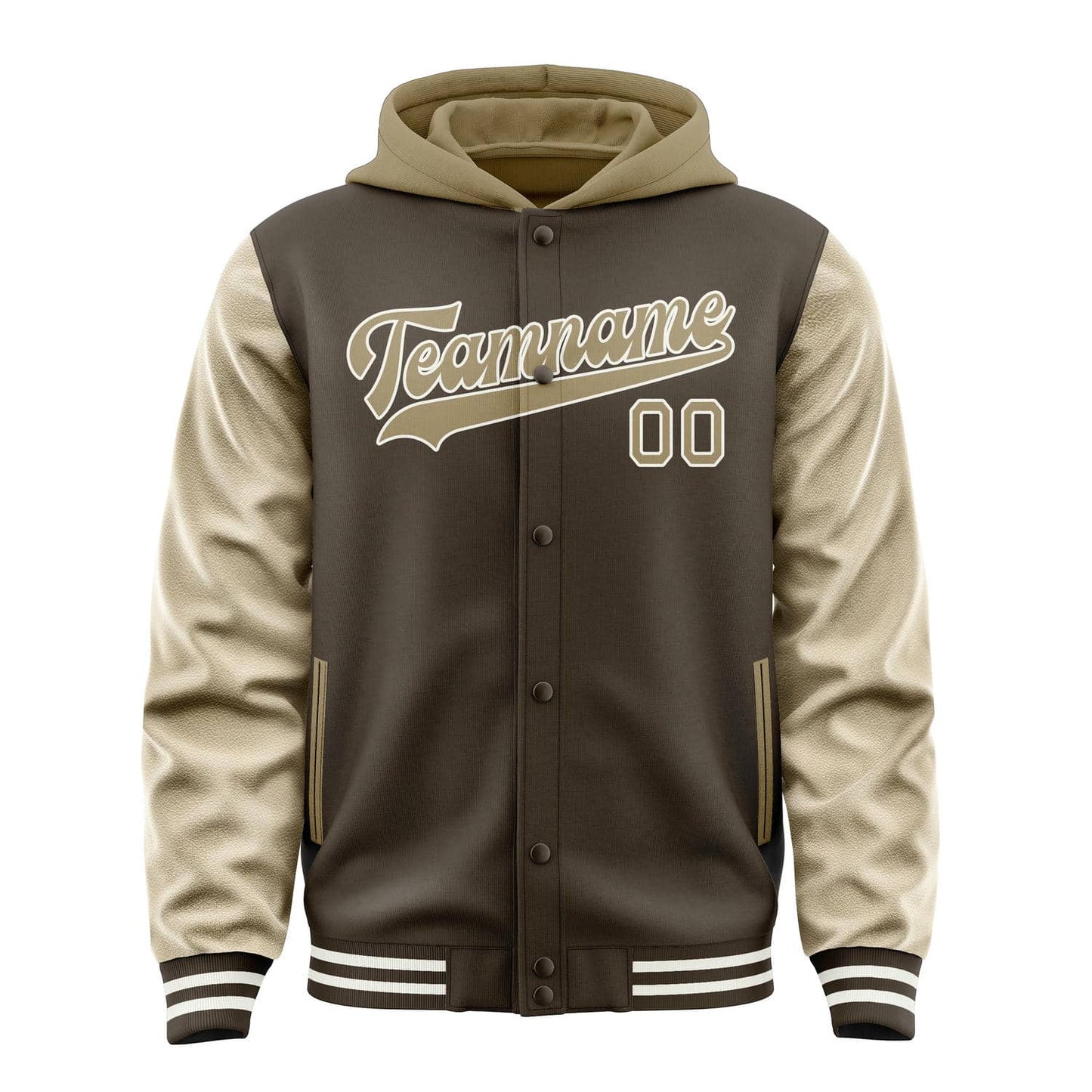 Brown & Light Khaki Harbor Jacket