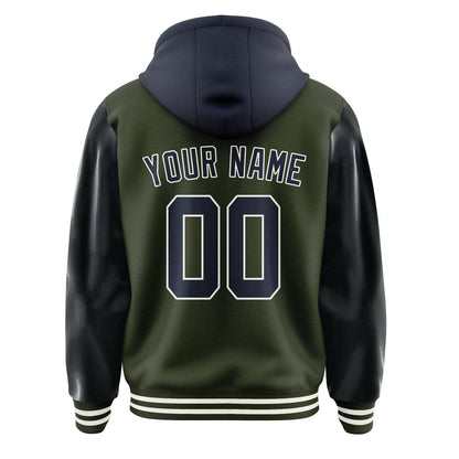 Olive & Navy Avenue Jacket