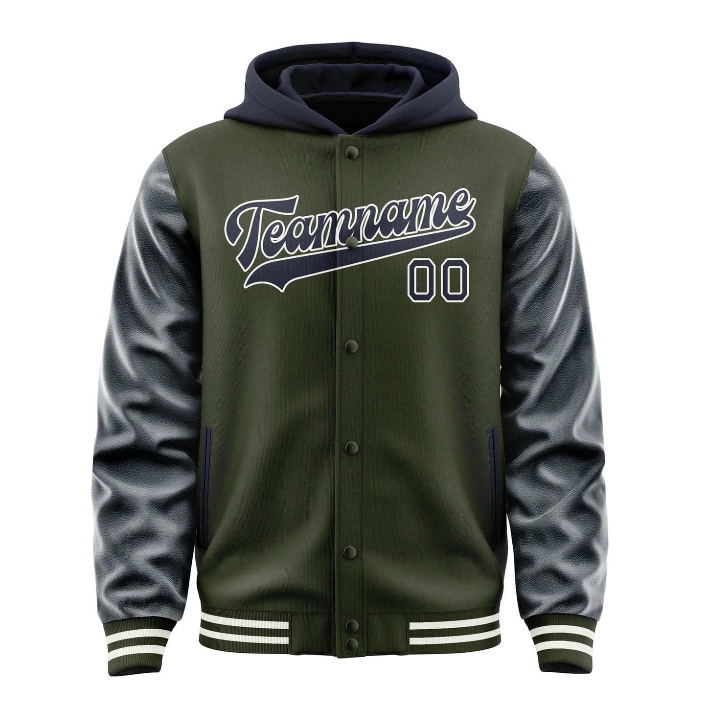 Olive & Navy Avenue Jacket