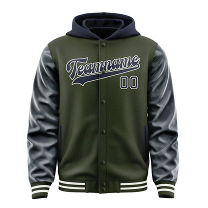 Olive & Navy Avenue Jacket