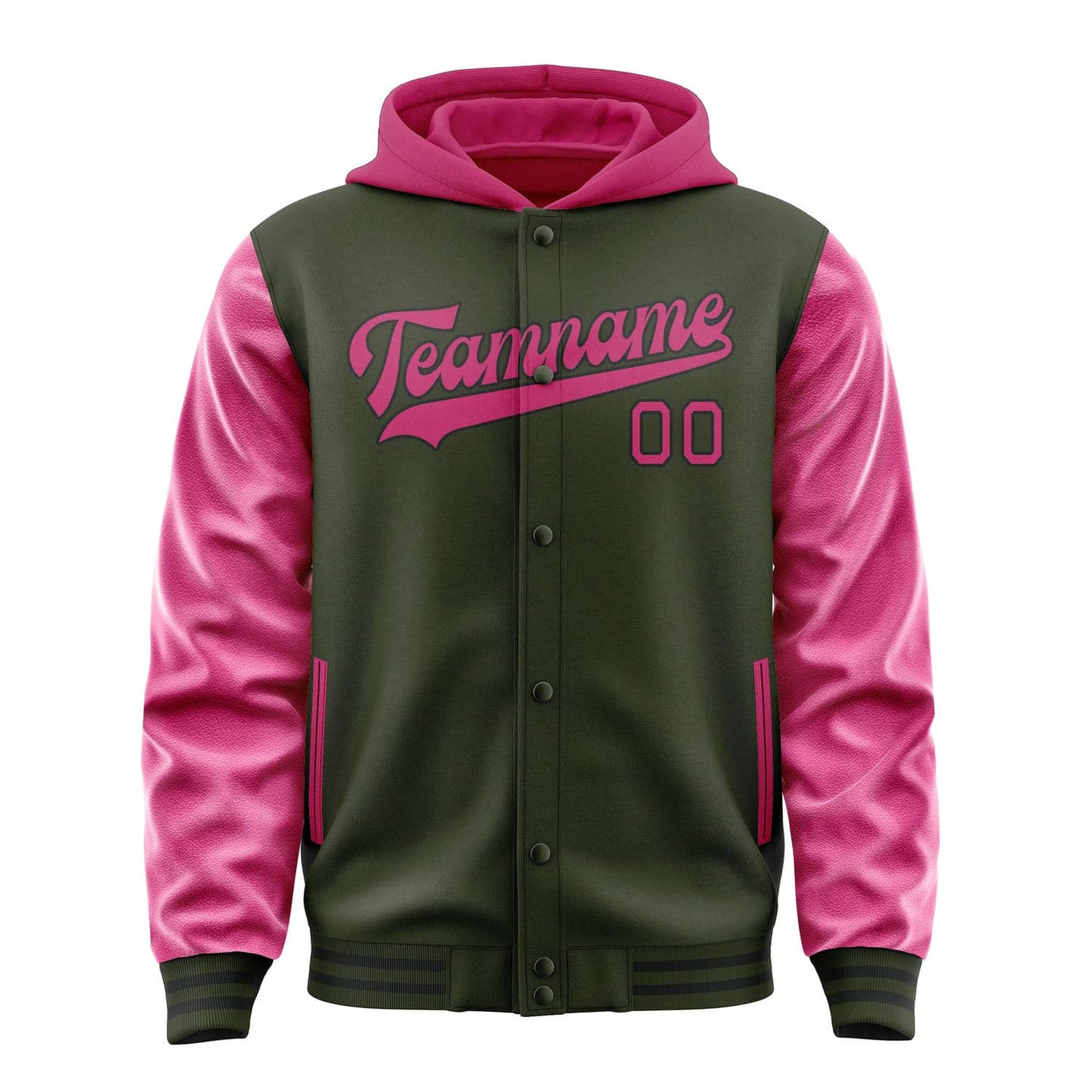 Olive & Pink Field Jacket