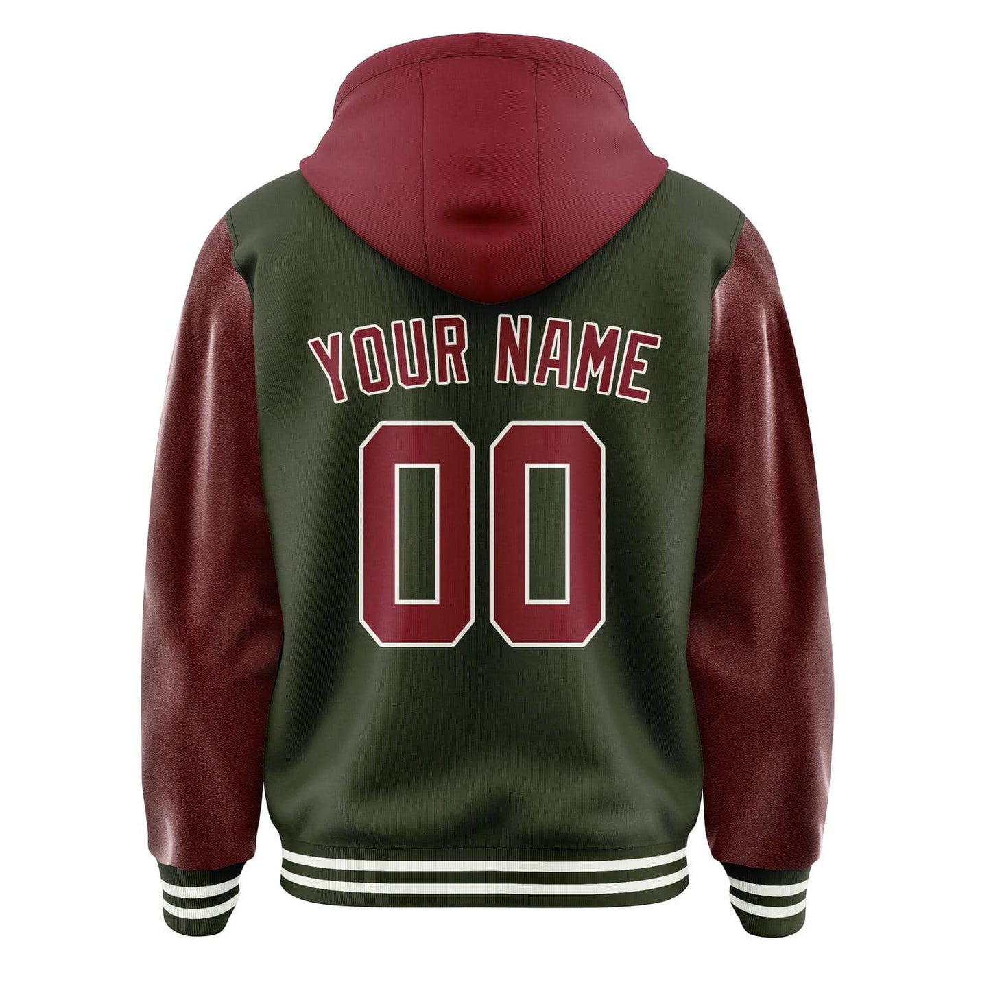 Olive & Crimson Red Grandstand Jacket