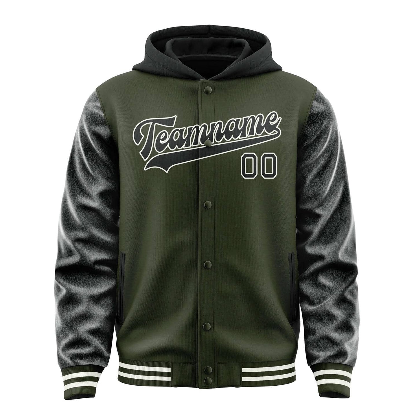 Olive & Black Court Jacket