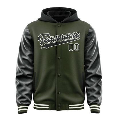 Olive & Black Court Jacket