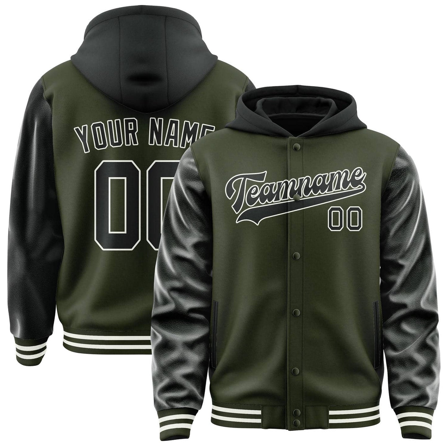 Olive & Black Court Jacket