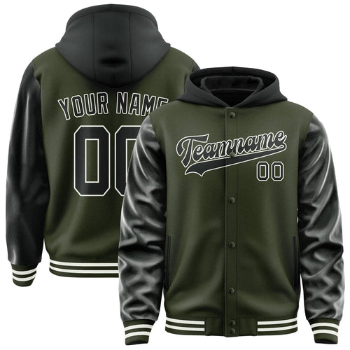 Olive & Black Court Jacket