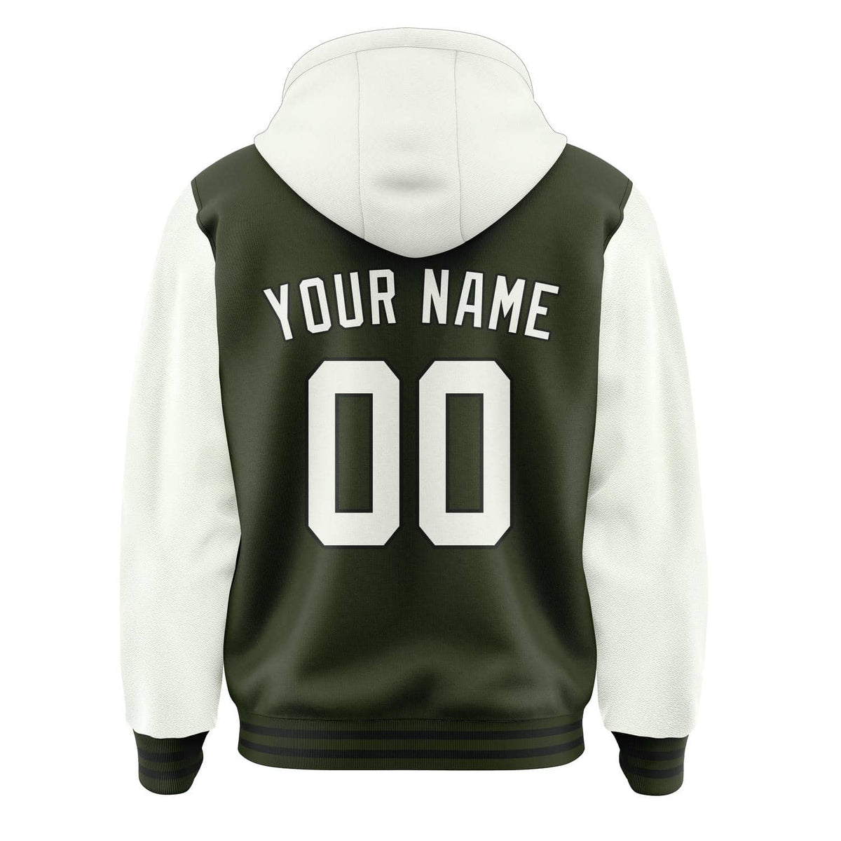 Olive & White North Jacket