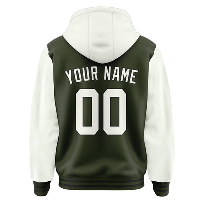 Olive & White North Jacket