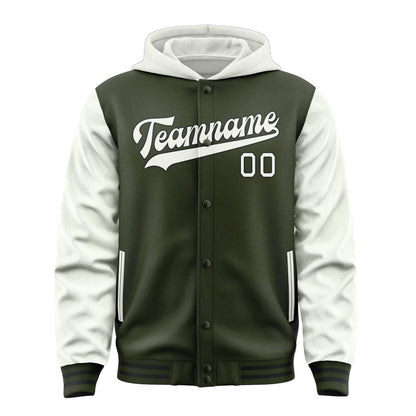 Olive & White North Jacket