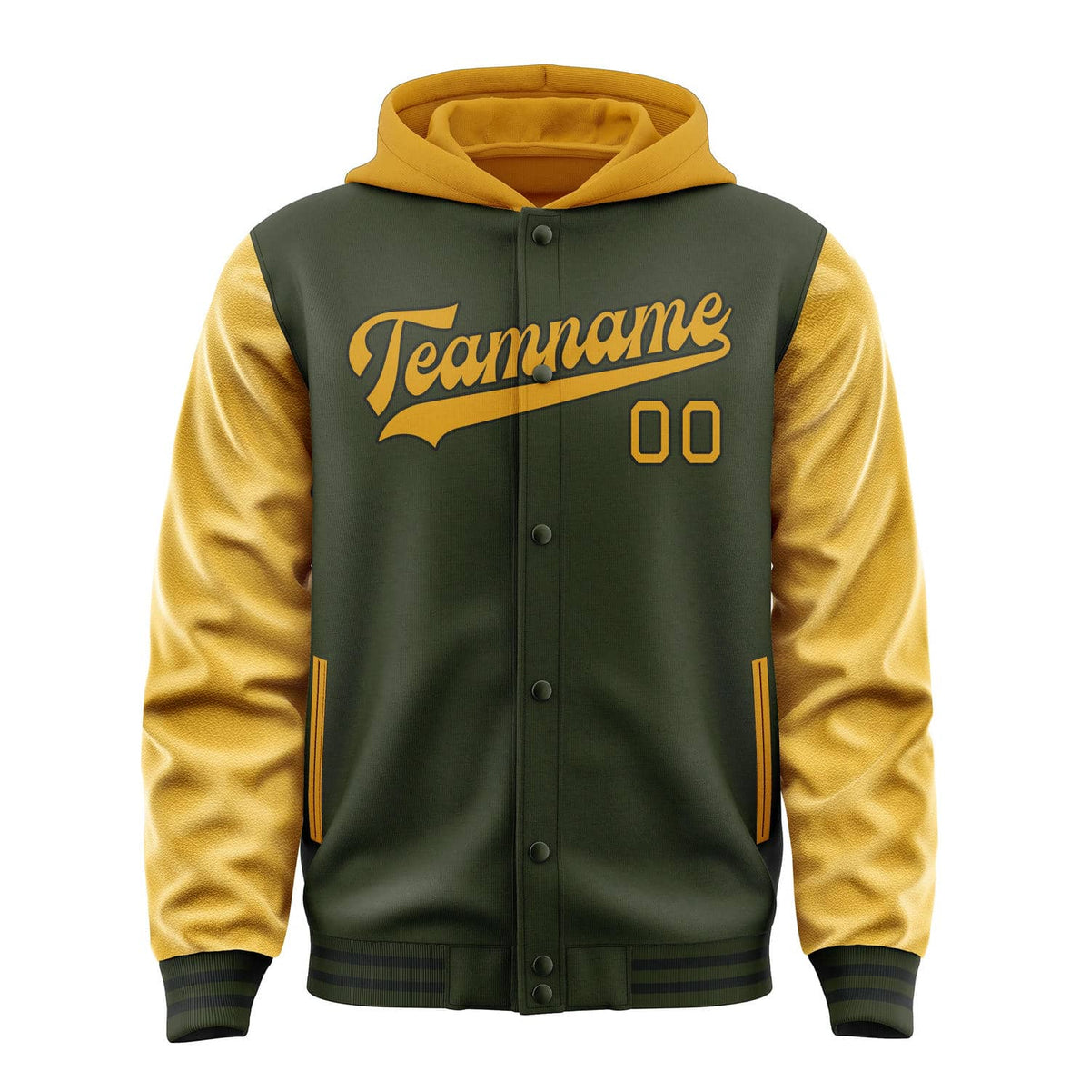 Olive & Yellow West Jacket