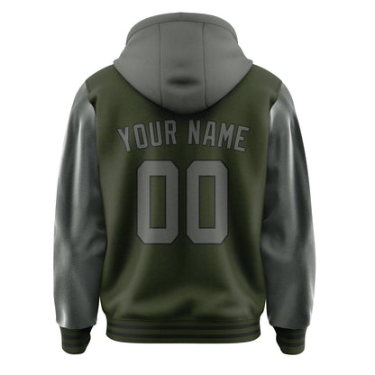 Olive & Dark Grey Summit Jacket