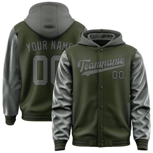 Olive & Dark Grey Summit Jacket