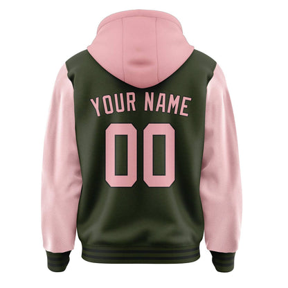 Olive & Light Pink Harbor Jacket